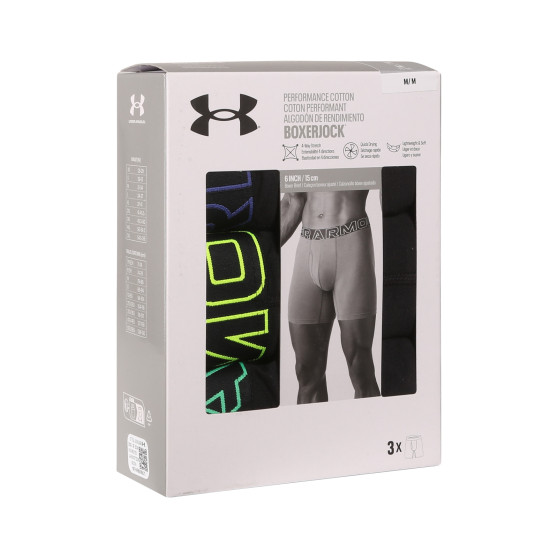 3PACK Boxers para hombre Under Armour multicolor (1383889 002)