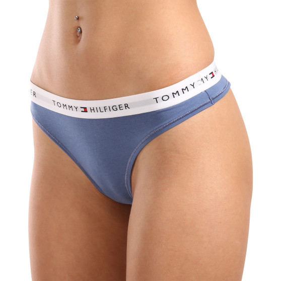 Tanga de mujer Tommy Hilfiger azul (UW0UW03835 C4Q)