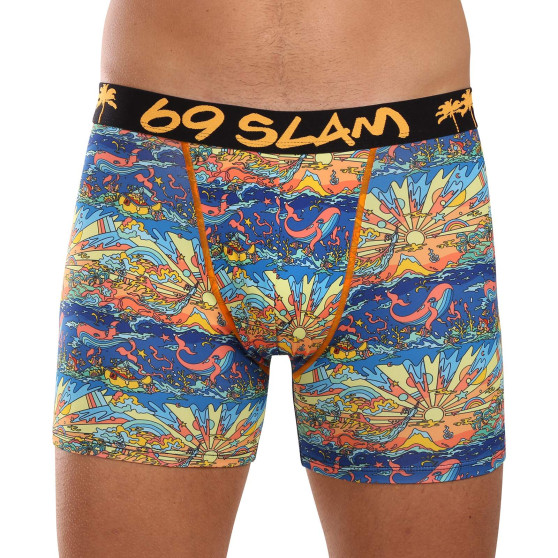 69SLAM Calzoncillos bóxer para hombre DYSTOPIA (MBYDTP-PO)