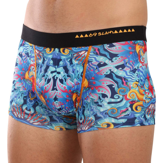 69SLAM Calzoncillos bóxer de hombre Hip BLUE HABITAT (MSYBUH-PO)