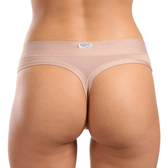 Tanga de mujer Lovelygirl beige (3678-nude)