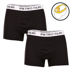 2PACK Pietro Filipi Boxers hombre porta pelotas negro (2BCL003)