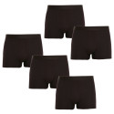 5PACK Boxers para hombre Nedeto negro (5NB001)