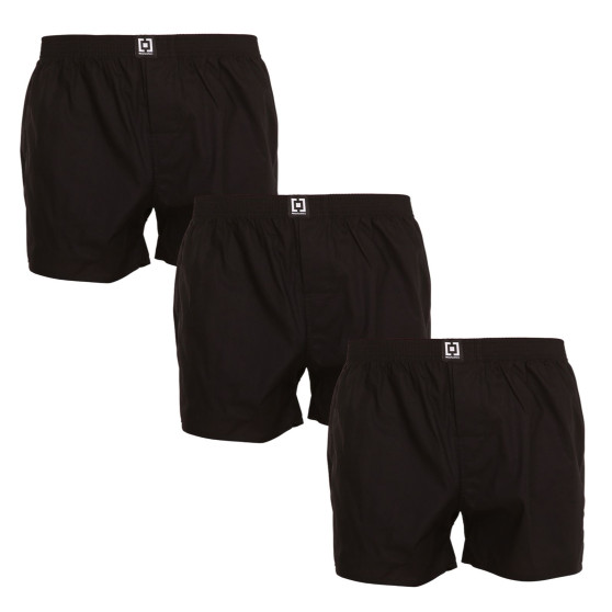 3PACK Calzones de hombre Horsefeathers Manny negro (AM165A)