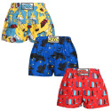 3PACK pantalón corto niño Styx art classic goma multicolor (3J16909)