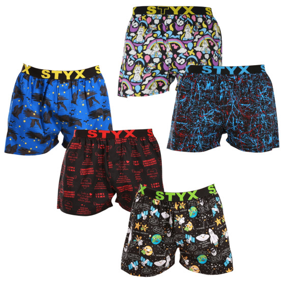 5PACK short hombre Styx art sports goma multicolor (5B1601789)