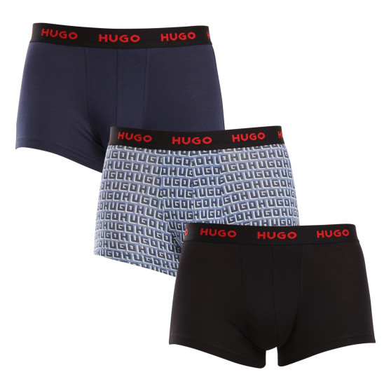 3PACK Boxers para hombre HUGO multicolor (50517894 975)