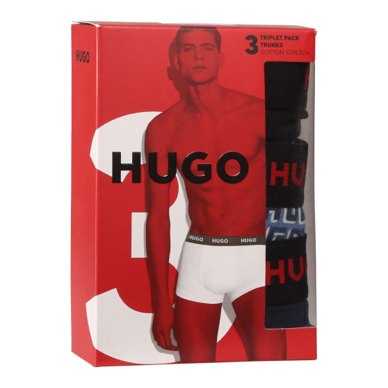 3PACK Boxers para hombre HUGO multicolor (50517894 975)