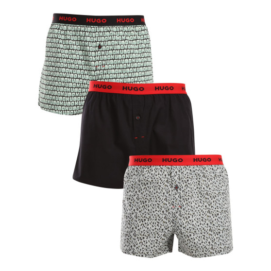 3PACK short hombre HUGO multicolor (50518079 972)