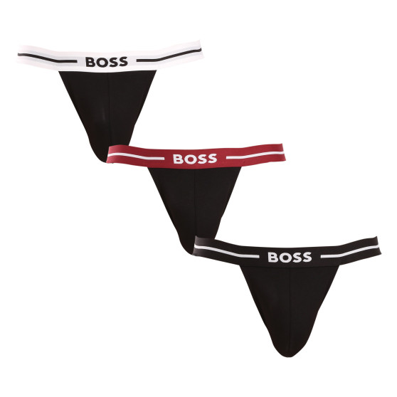 3PACK calzoncillos para hombre BOSS multicolor (50517823 968)