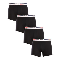 4PACK Boxers para hombre Levis negro (701224292 001)