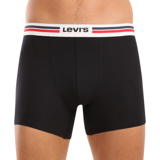 4PACK Boxers para hombre Levis negro (701224292 001)