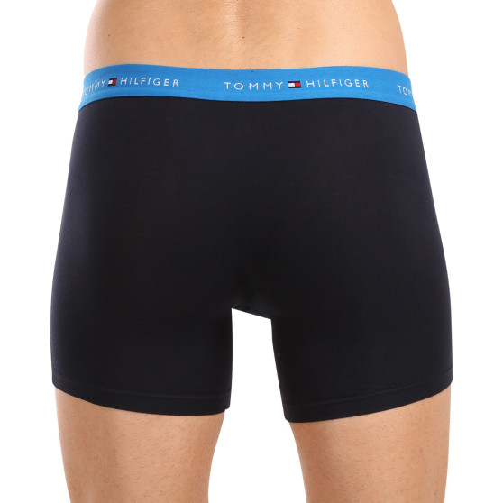 3PACK Boxers para hombre Tommy Hilfiger azul oscuro (UM0UM02765 0VZ)