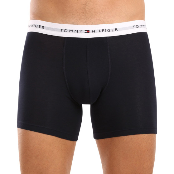 3PACK Boxers para hombre Tommy Hilfiger azul oscuro (UM0UM02765 0VZ)