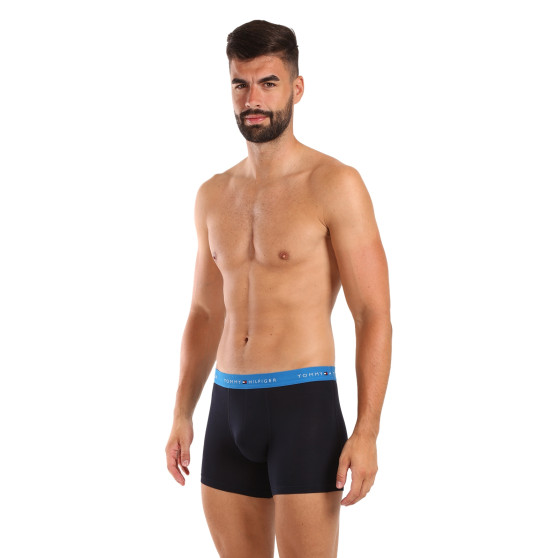 3PACK Boxers para hombre Tommy Hilfiger azul oscuro (UM0UM02765 0VZ)