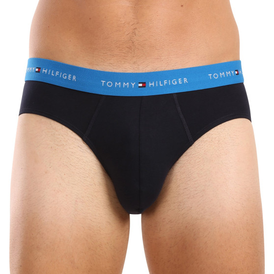 3PACK calzoncillos para hombre Tommy Hilfiger azul oscuro (UM0UM02904 0VZ)