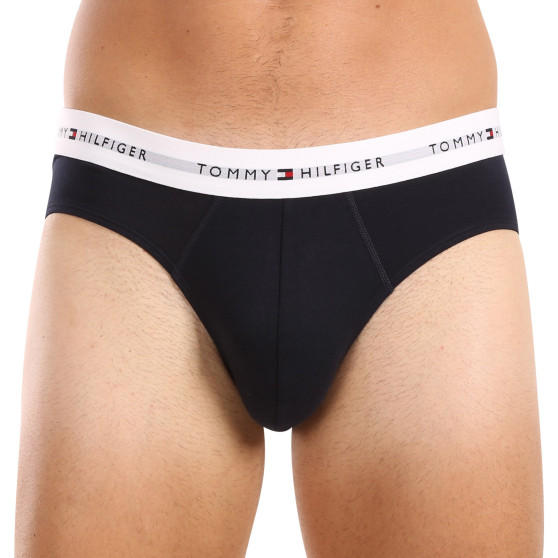 3PACK calzoncillos para hombre Tommy Hilfiger azul oscuro (UM0UM02904 0VZ)