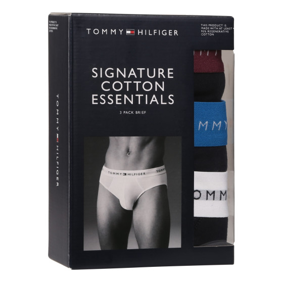 3PACK calzoncillos para hombre Tommy Hilfiger azul oscuro (UM0UM02904 0VZ)