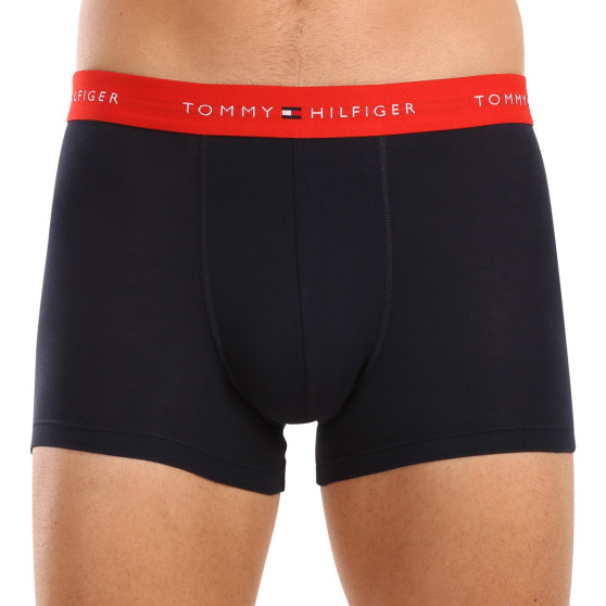 3PACK Boxers para hombre Tommy Hilfiger azul oscuro (UM0UM02763 0S0)