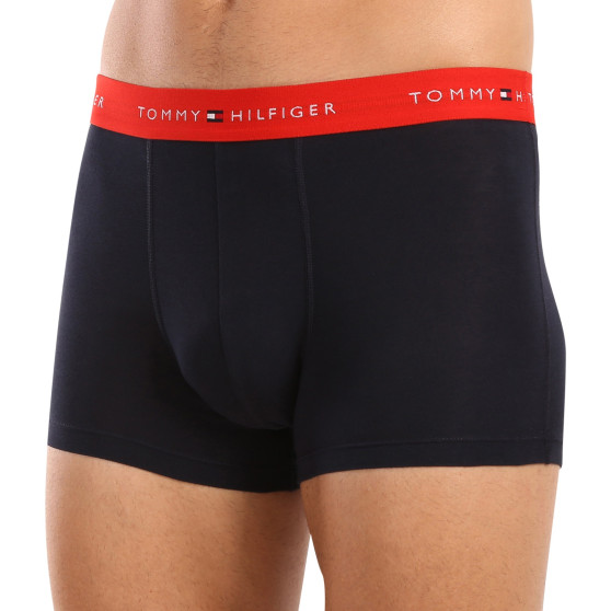 3PACK Boxers para hombre Tommy Hilfiger azul oscuro (UM0UM02763 0S0)