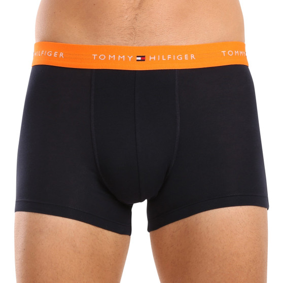 3PACK Boxers para hombre Tommy Hilfiger azul oscuro (UM0UM02763 0S0)