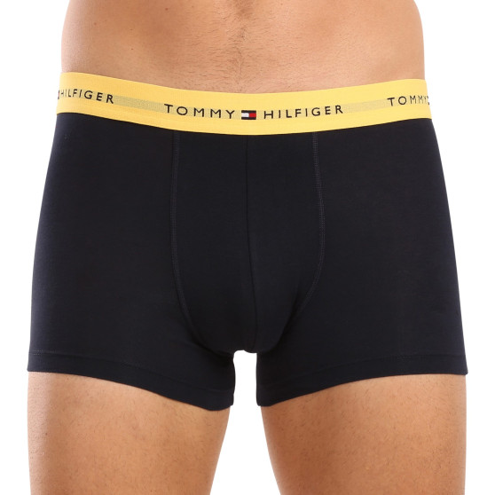 3PACK Boxers para hombre Tommy Hilfiger azul oscuro (UM0UM02763 0S0)