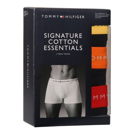 3PACK Boxers para hombre Tommy Hilfiger azul oscuro (UM0UM02763 0S0)