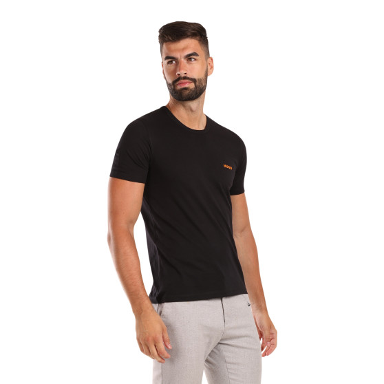 3PACK camiseta de hombre HUGO negra (50480088 965)