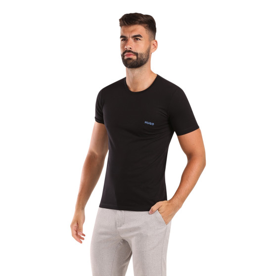 3PACK camiseta de hombre HUGO negra (50480088 965)