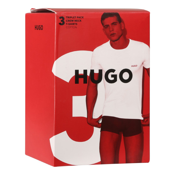 3PACK camiseta de hombre HUGO multicolor (50480088 983)