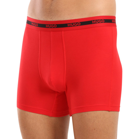 3PACK Boxers para hombre HUGO multicolor (50520475 971)