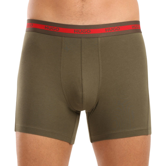 3PACK Boxers para hombre HUGO multicolor (50520475 971)