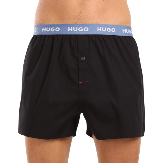 3PACK Calzones de hombre HUGO negro (50518079 961)