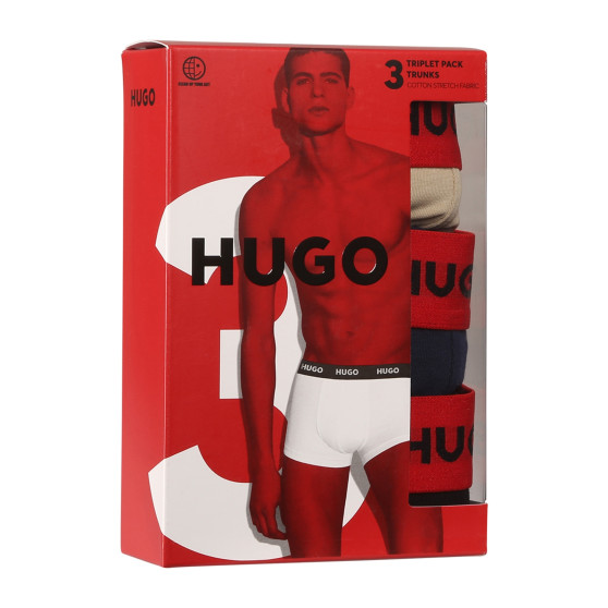 3PACK Boxers para hombre HUGO multicolor (50517878 962)