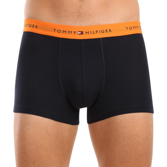 3PACK Boxers para hombre Tommy Hilfiger azul oscuro (UM0UM02763 0VH)