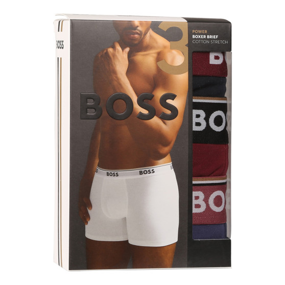 3PACK Boxers para hombre BOSS multicolor (50517828 984)