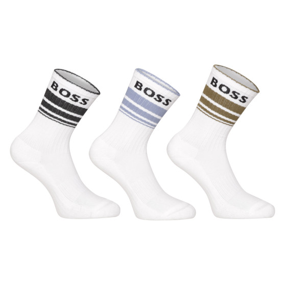 3PACK calcetines BOSS blanco (50515143 101)