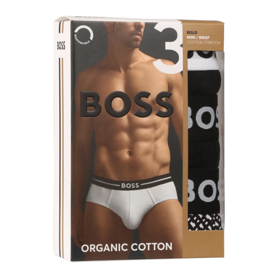 3PACK calzoncillos para hombre BOSS multicolor (50520164 962)