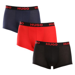 3PACK calzoncillos para hombre HUGO multicolor (50496723 003)