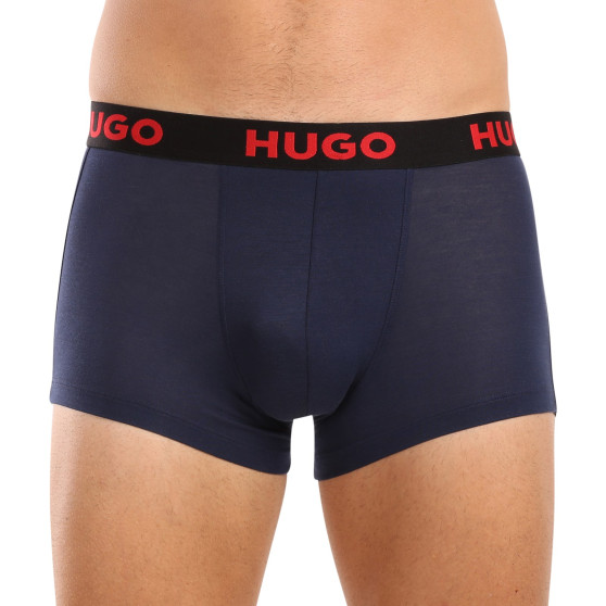 3PACK Boxers para hombre HUGO multicolor (50496723 982)