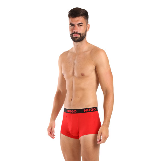 3PACK Boxers para hombre HUGO multicolor (50496723 982)