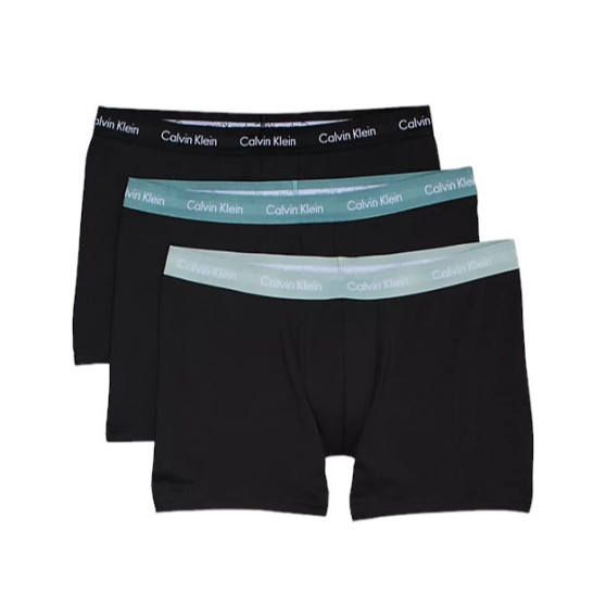 3PACK Boxers para hombre Calvin Klein sobredimensionado negro (NB2667A-Q3R)