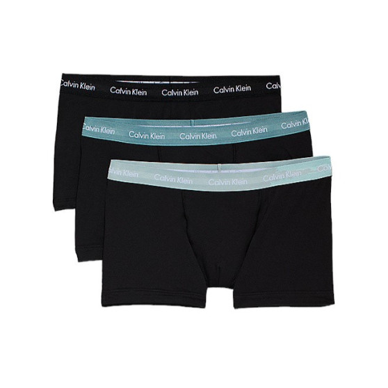 3PACK Boxers para hombre Calvin Klein sobredimensionado negro (NB2665A-Q3R)