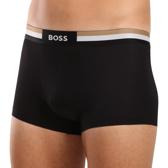 3PACK Boxers para hombre BOSS negro (50516542 001)