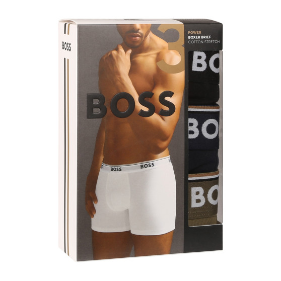 3PACK Boxers para hombre BOSS multicolor (50517828 983)