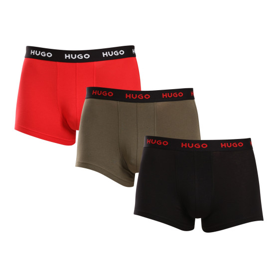 3PACK Boxers para hombre HUGO multicolor (50517878 964)