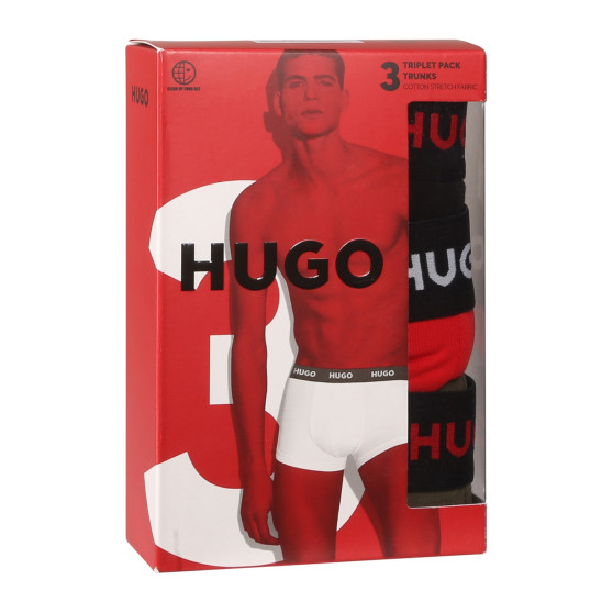 3PACK Boxers para hombre HUGO multicolor (50517878 964)