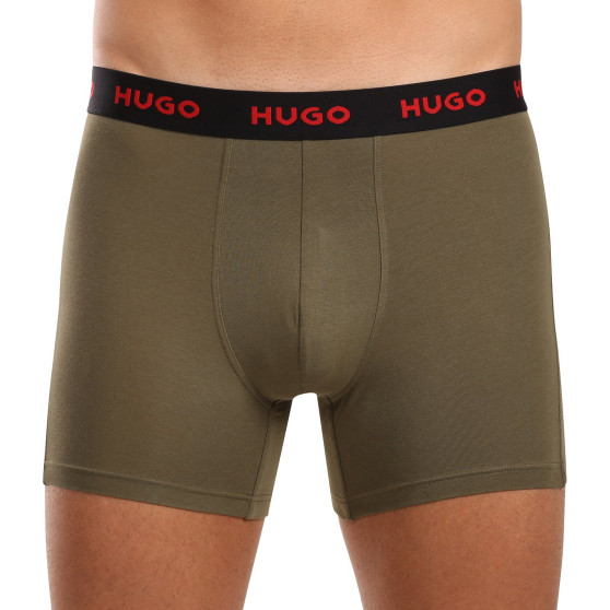 3PACK Boxers para hombre HUGO multicolor (50517887 978)