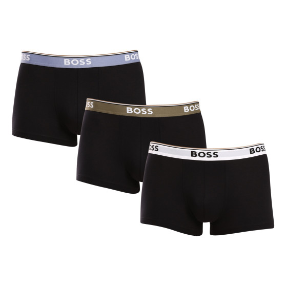 3PACK Boxers para hombre BOSS negro (50517827 980)