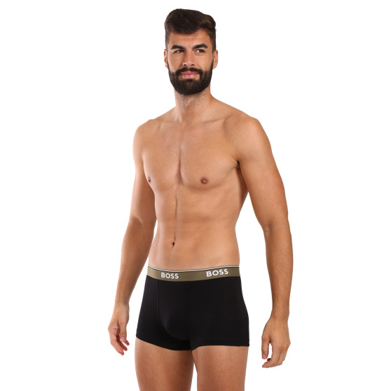 3PACK Boxers para hombre BOSS negro (50517827 980)